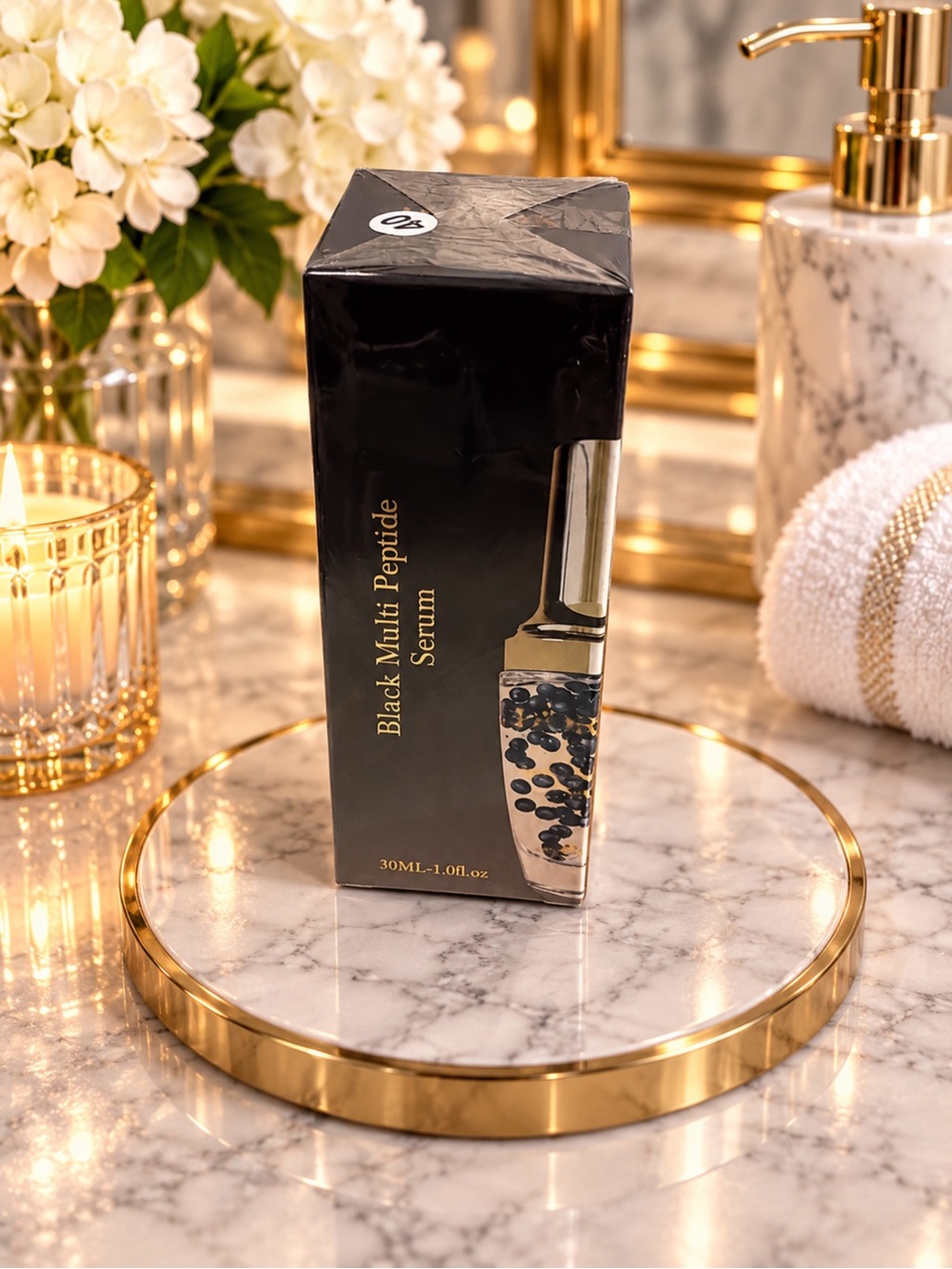 Black Multi-Peptide Serum Primer - Black | Unbranded